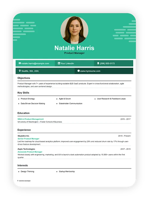 Resume Template 12